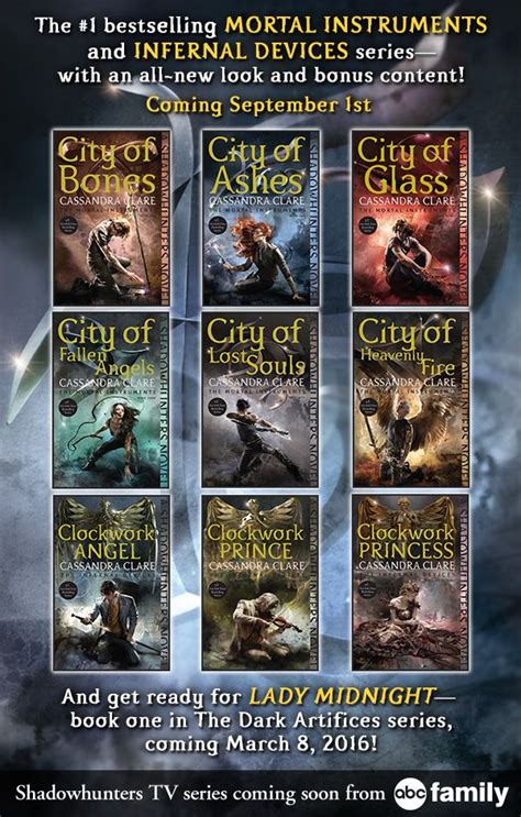 shadowhunters books|Shadowhunters – The New York Times bestselling series by .